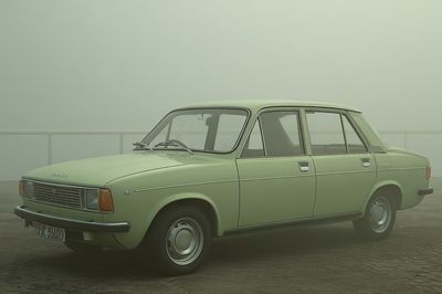 Vintage Green Car — Photography Print. poster