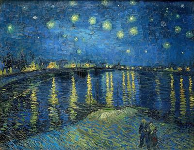 Starry Night Over the Rhône — Fine Art Print. poster print