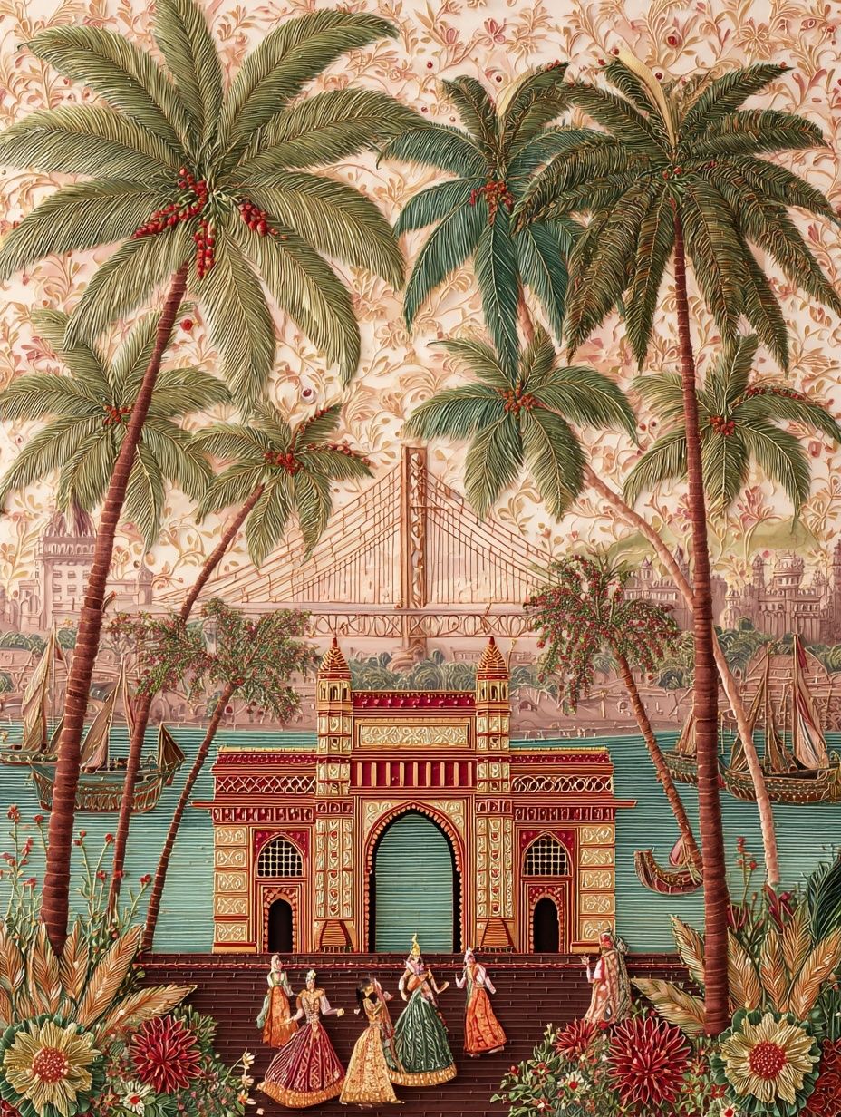 Gateway of India — Vintage Print. poster detail