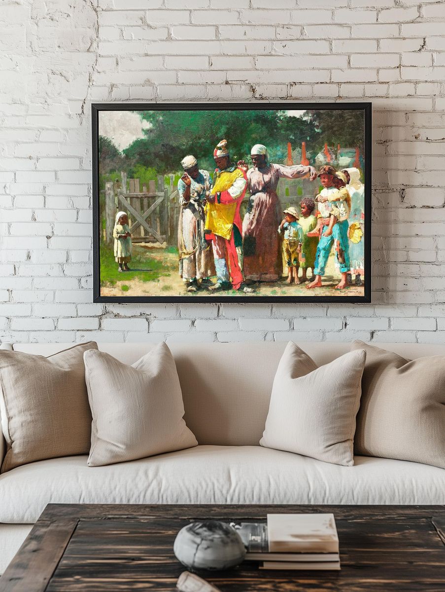 Dressing Carnival (1877) Winslow Homer. room preview