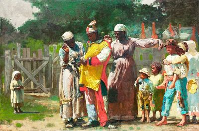 Dressing Carnival (1877) Winslow Homer. poster print