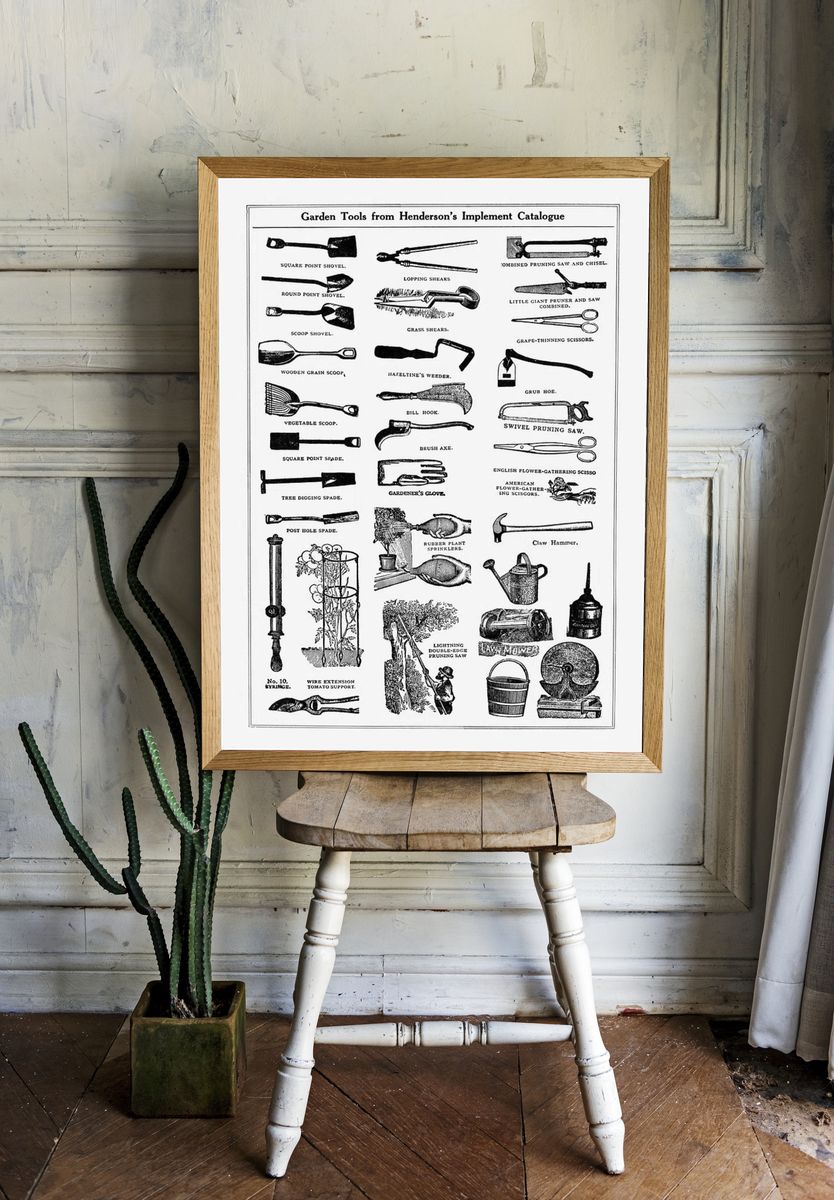 Garden tools implement catalogue. Digitally. — room view 1