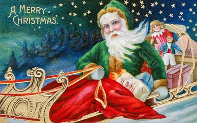 Vintage Christmas Postcard Miriam Ira.
