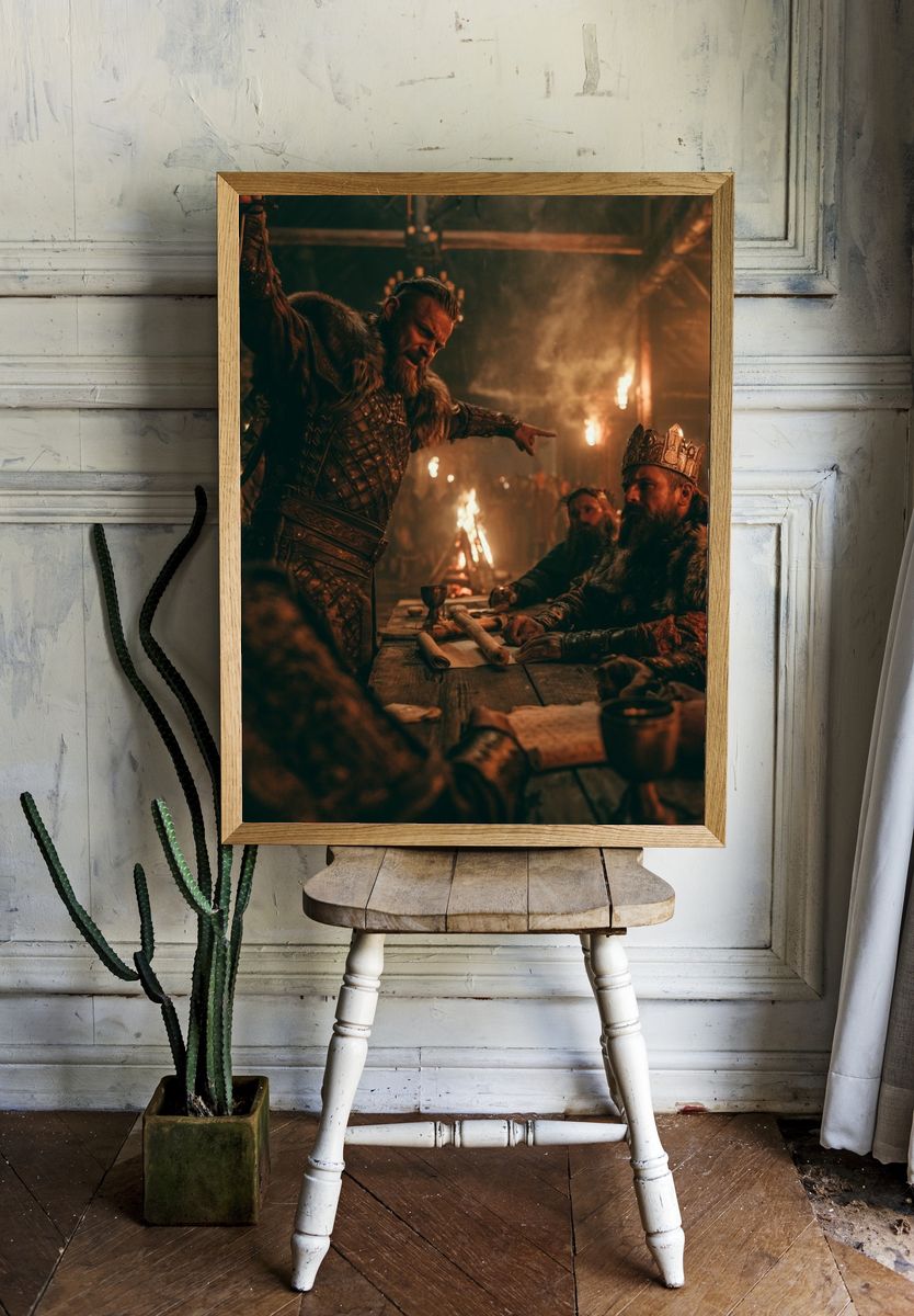 Viking Feast Hall Photography Poster. room preview
