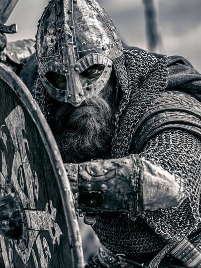 Viking Warrior Portrait Poster. poster print