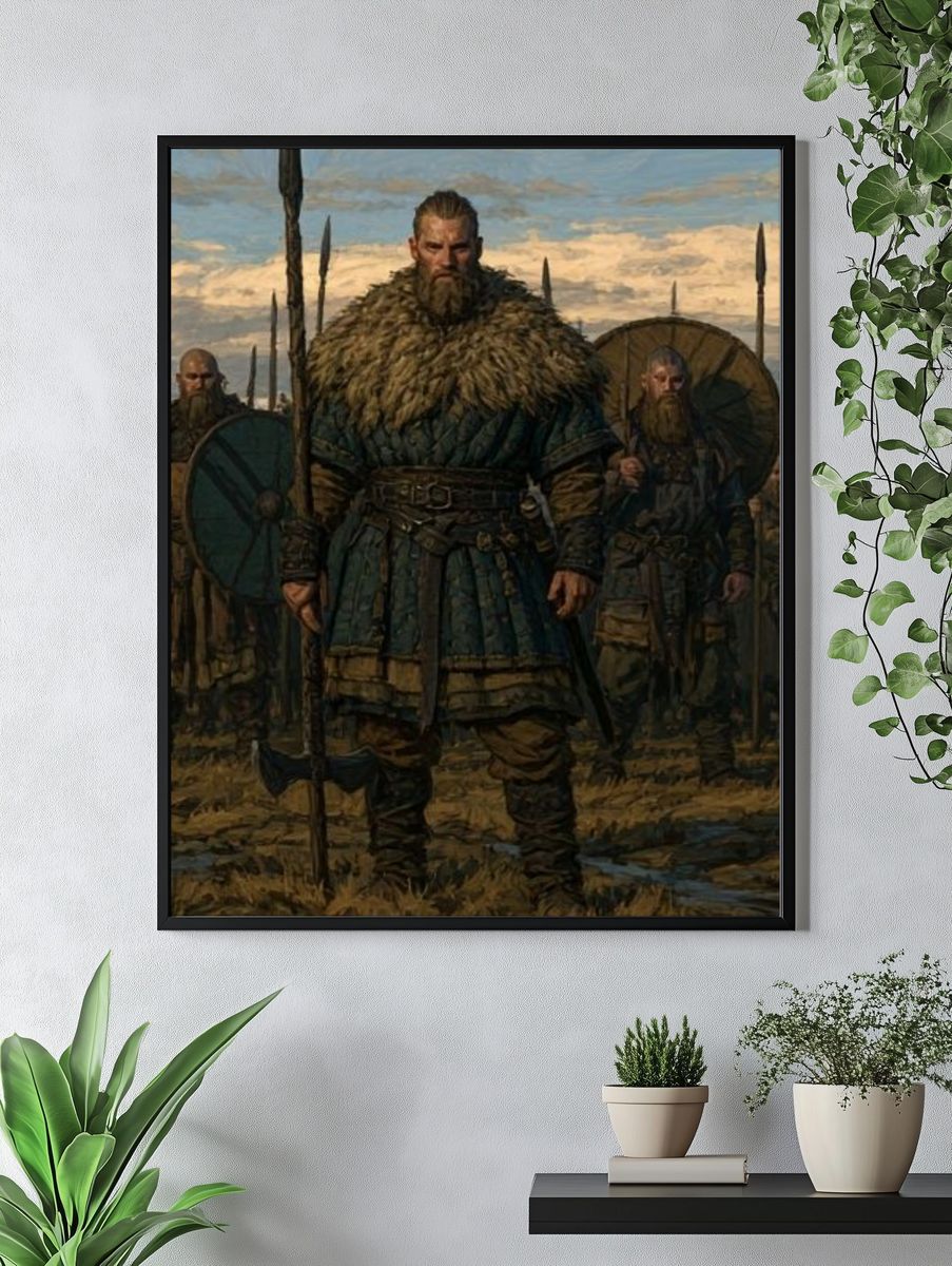 Viking Warriors Fine-Art Poster. — room view 4