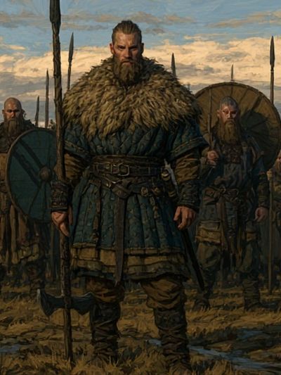 Viking Warriors Fine-Art Poster.