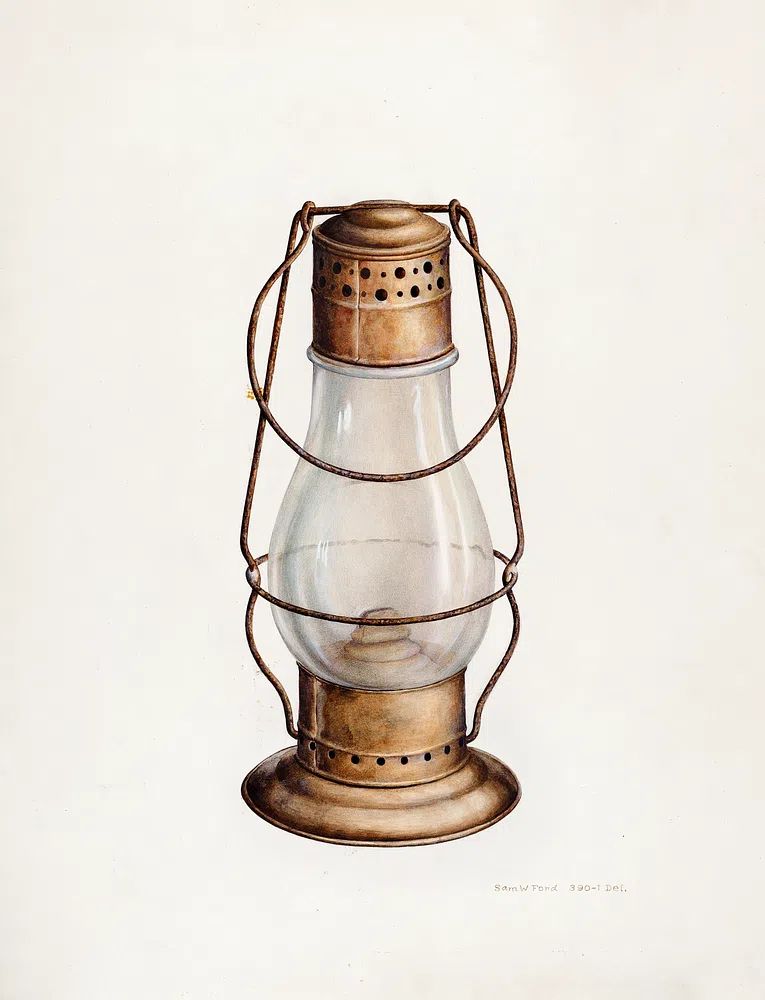 Lantern (ca. 1939) Samuel W. poster detail