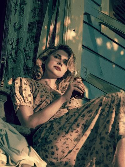 Vintage Woman Portrait Poster.