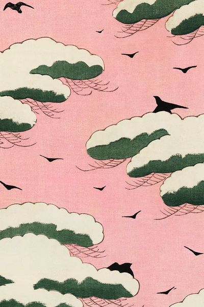 Vintage mobile wallpaper, iPhone background. poster