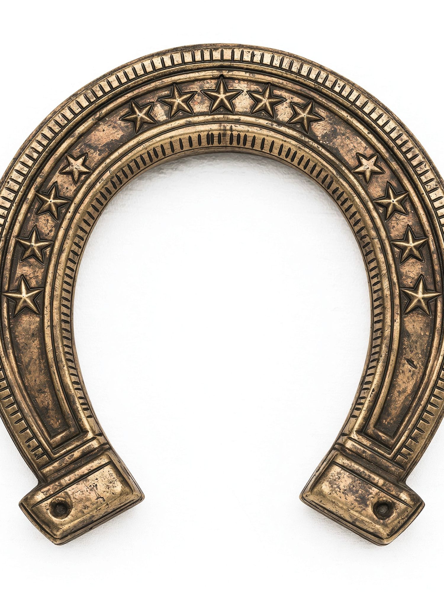 Vintage Horseshoe Wall Art Poster. poster — vintage art