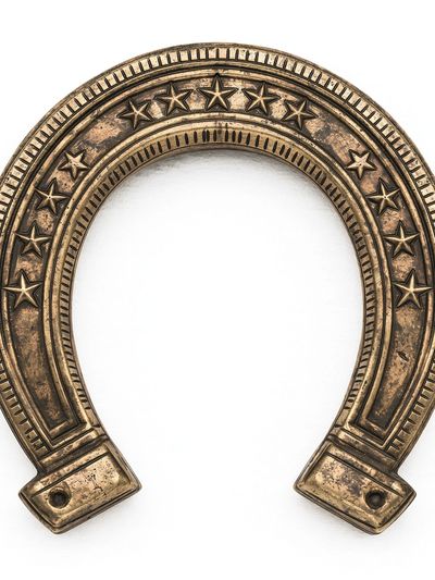 Vintage Horseshoe Wall Art Poster. poster