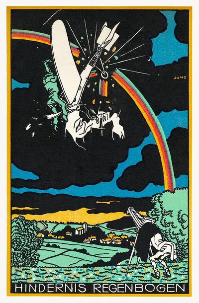 Rainbow Obstacle (Hindernis Regenbogen) (1911). poster print