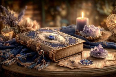 Mystic Still Life Vintage Print. poster print