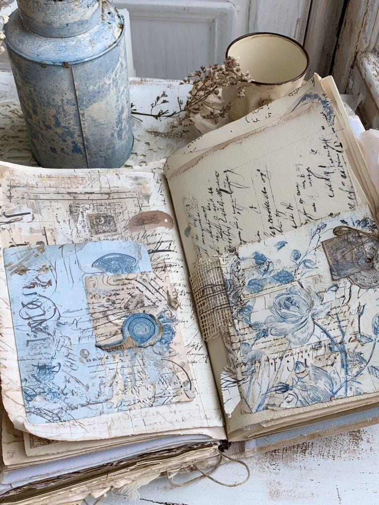 Vintage Journal Still Life Poster. poster detail