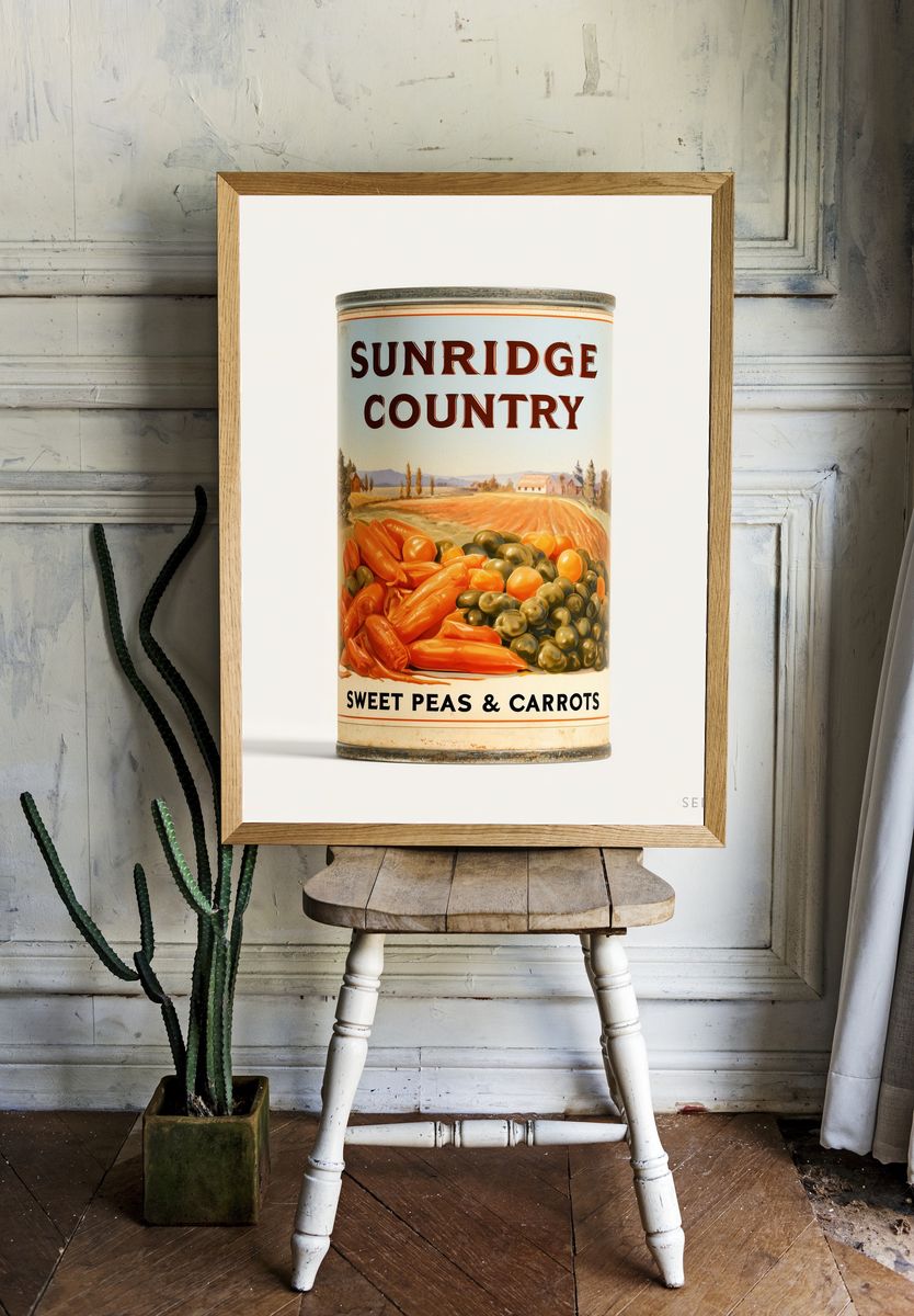 Sunridge Country Vintage Poster. — room view 1