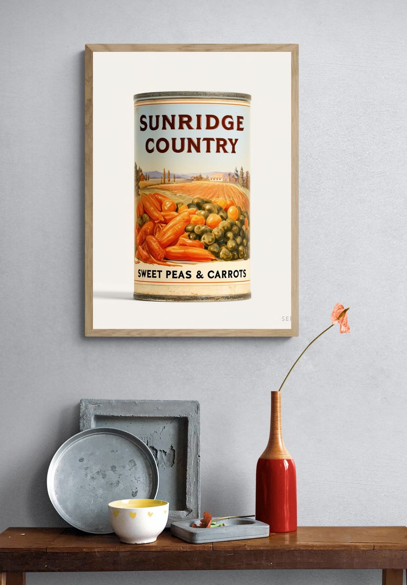 Sunridge Country Vintage Poster. — room view 3