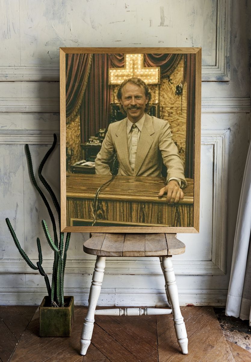 Vintage Portrait in Theater Lobby Poster. — room view 1
