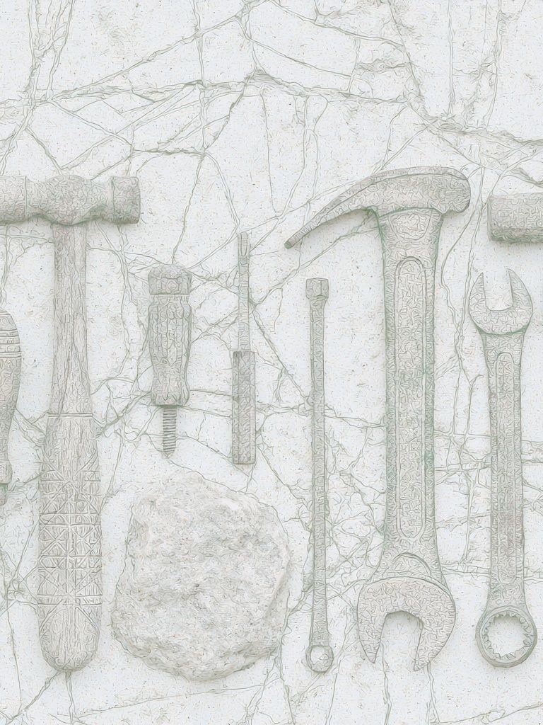 Vintage Tools Still Life Print. poster — vintage art