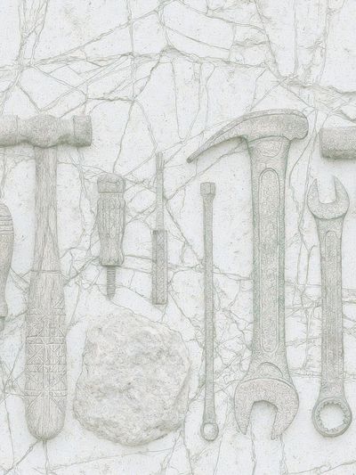Vintage Tools Still Life Print. poster