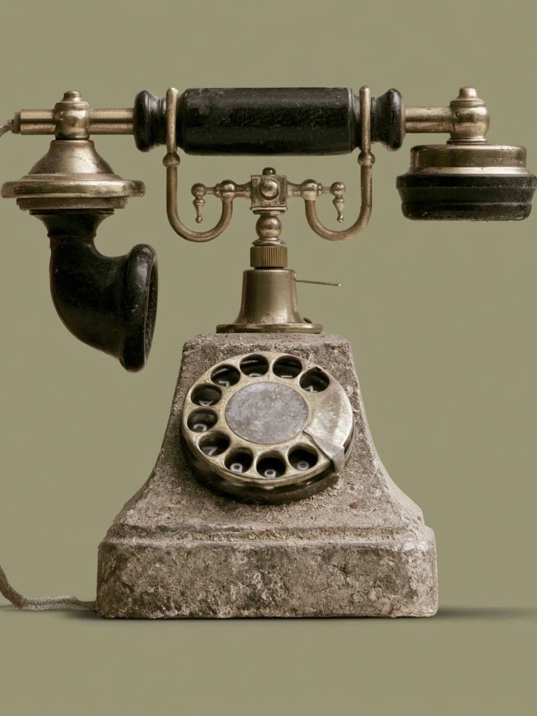 Vintage Rotary Telephone Poster. poster detail