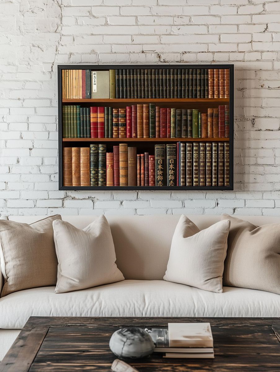 Antique books library, our own. — room view 1