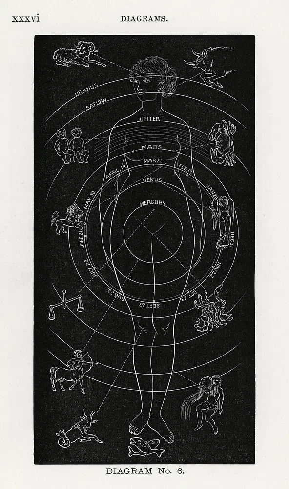Diagram no.6 print high resolution. poster — vintage art