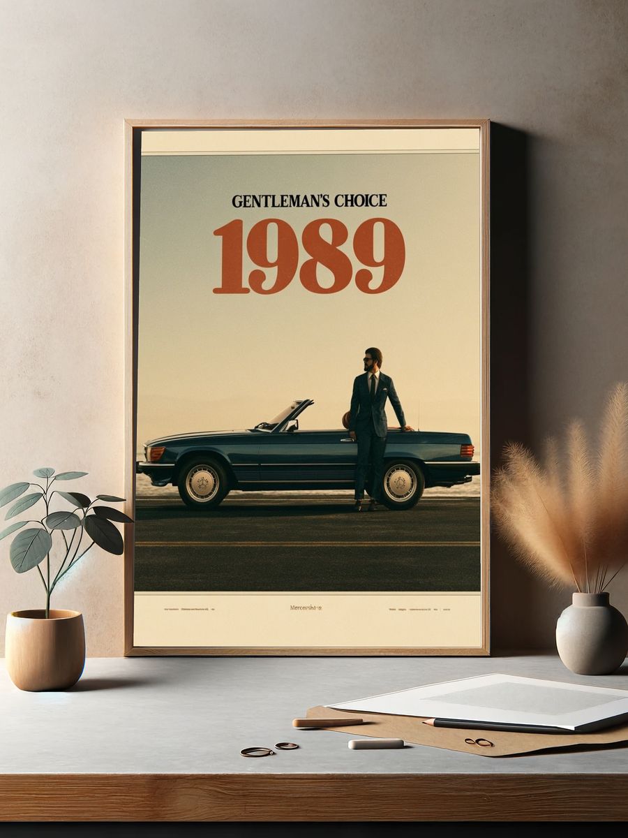 Gentleman's Choice 1989 Vintage Poster. — room view 2