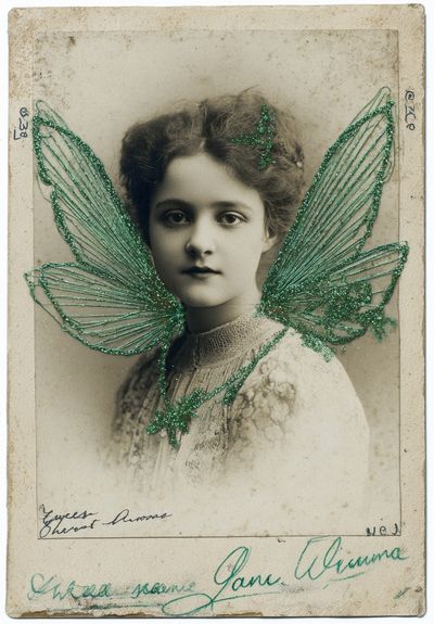 Vintage Fairy Portrait Poster. poster