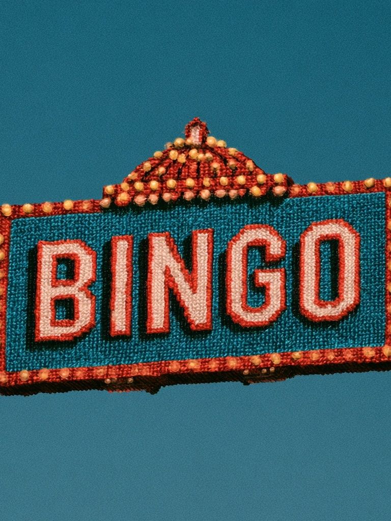 Bingo Neon Sign Poster. poster — vintage art