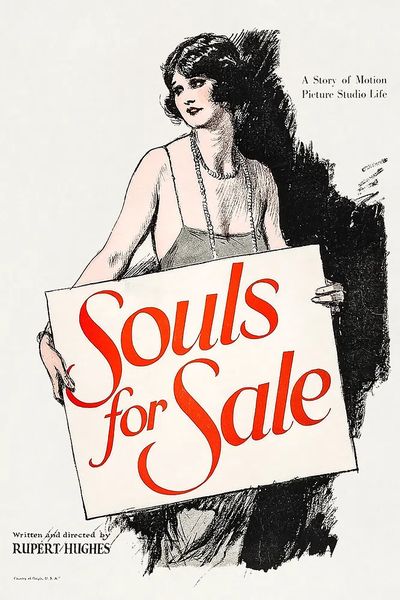 Souls Sale poster (1923) chromolithograph. poster print