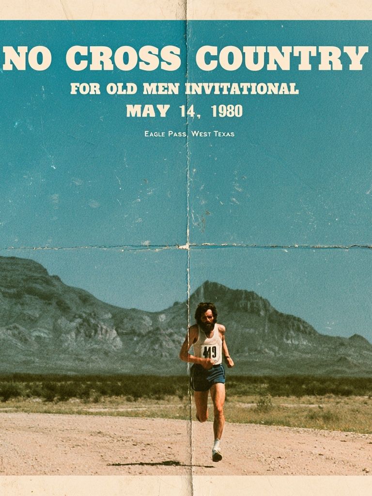 No Cross Country Vintage Poster. poster — vintage art