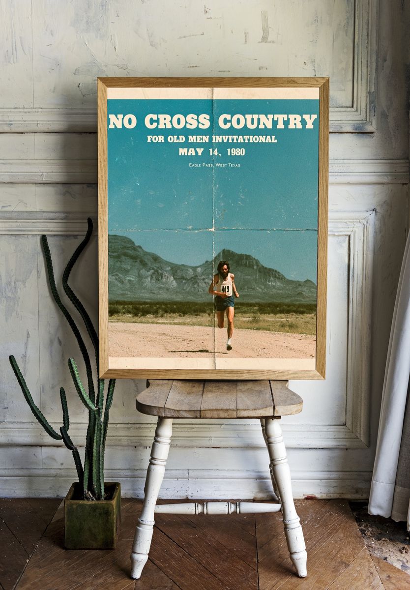 No Cross Country Vintage Poster. — room view 1