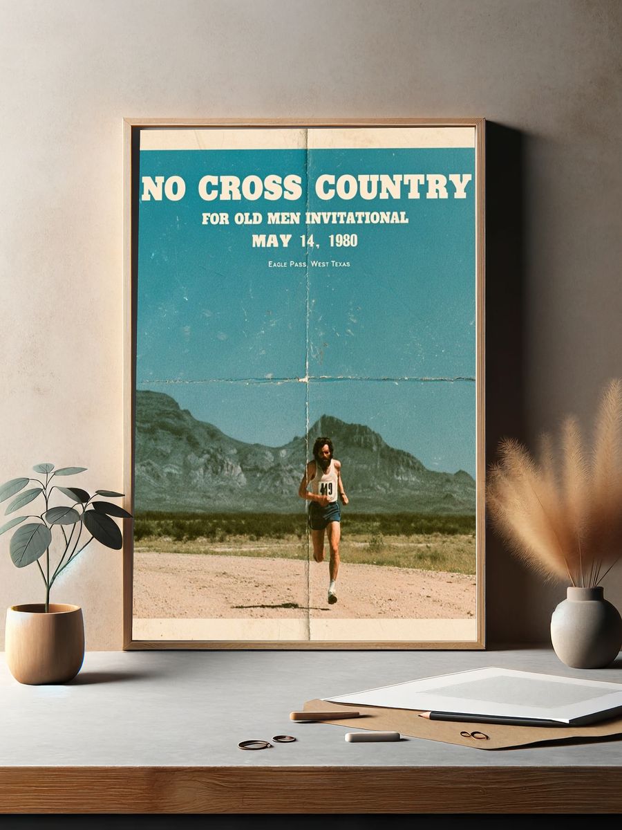 No Cross Country Vintage Poster. — room view 2