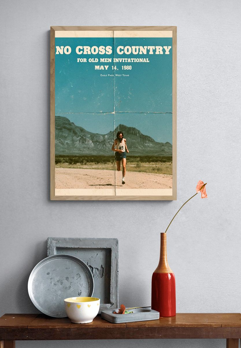 No Cross Country Vintage Poster. — room view 3