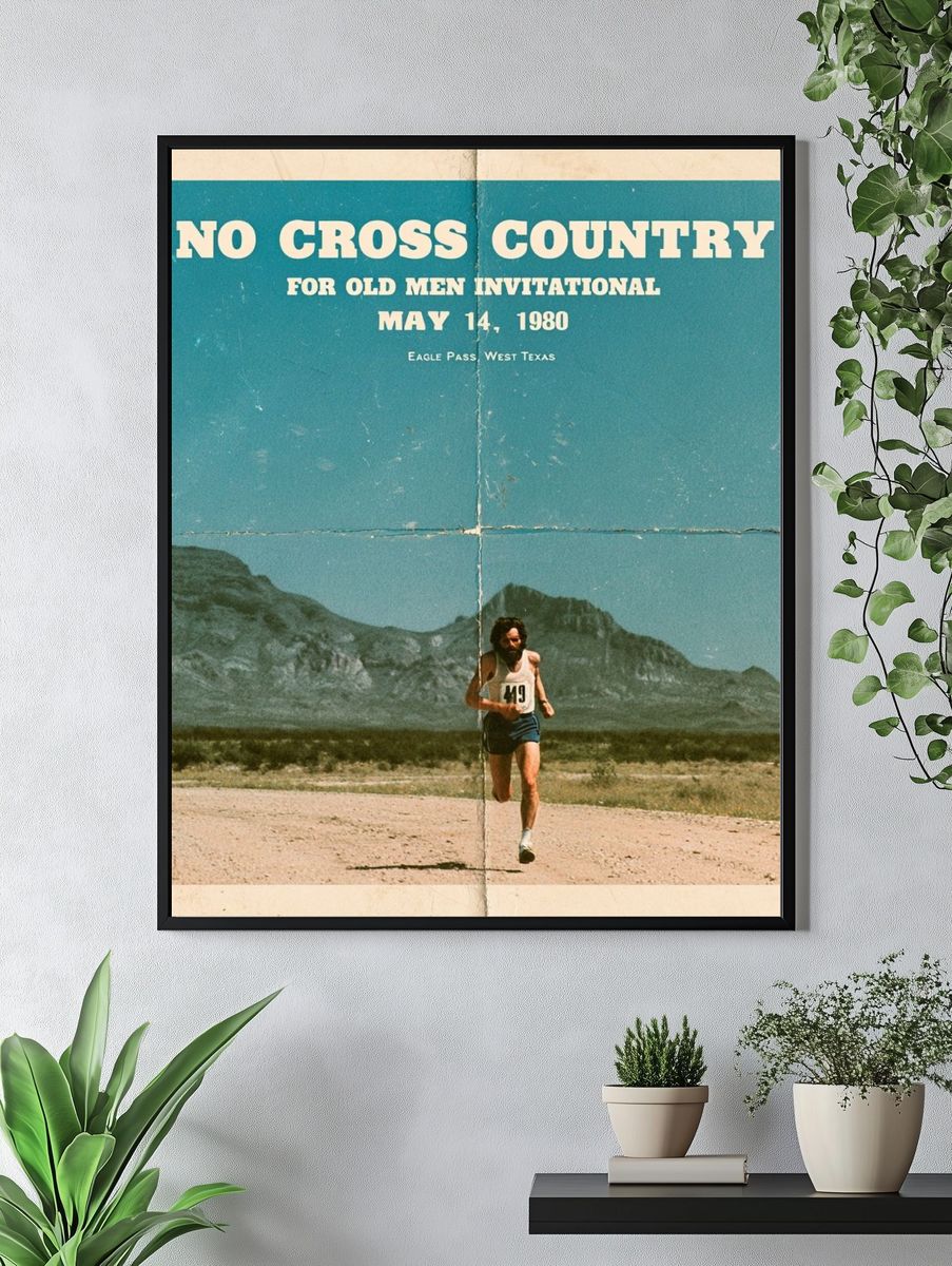 No Cross Country Vintage Poster. — room view 4