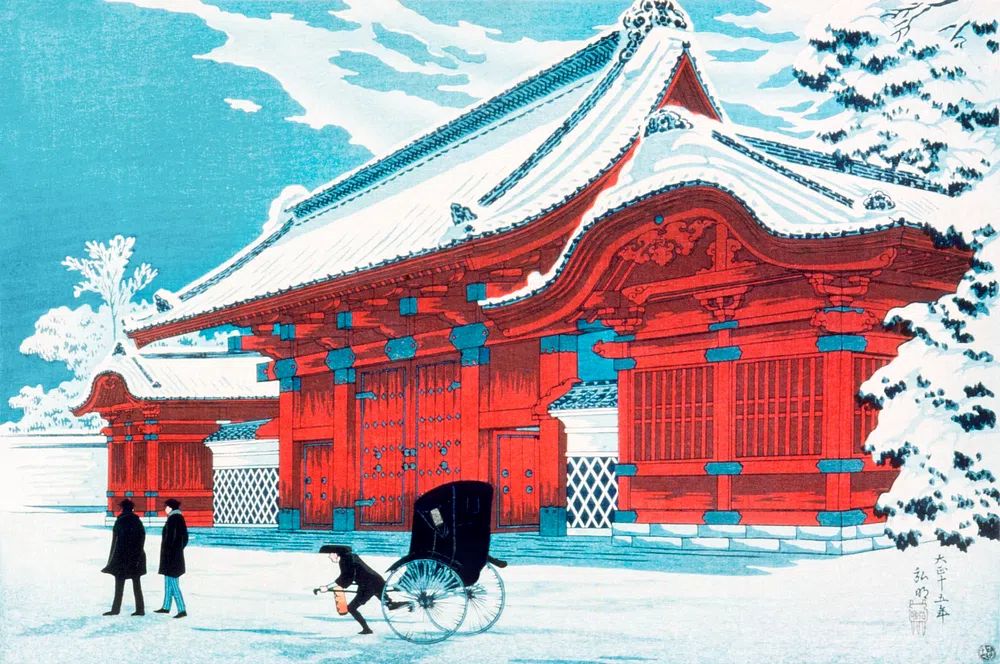 Red Gate Hongo Snow (1926). poster detail