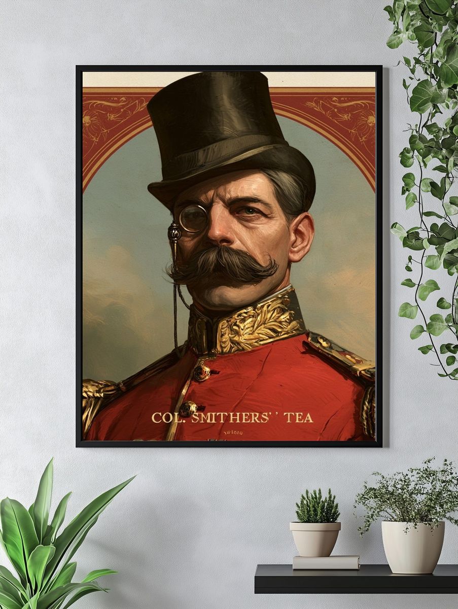 Colonel Smithers Tea Vintage Poster. — room view 4