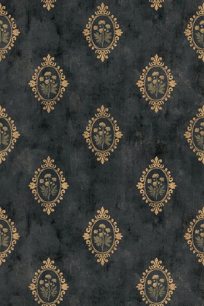Vintage Floral Damask Print. poster