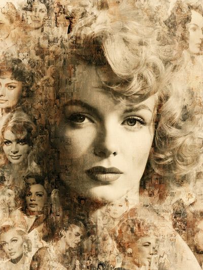Vintage Hollywood Portrait Poster. poster