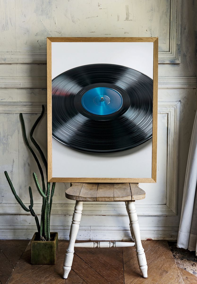 Vinyl Record Photography Poster. — room view 1