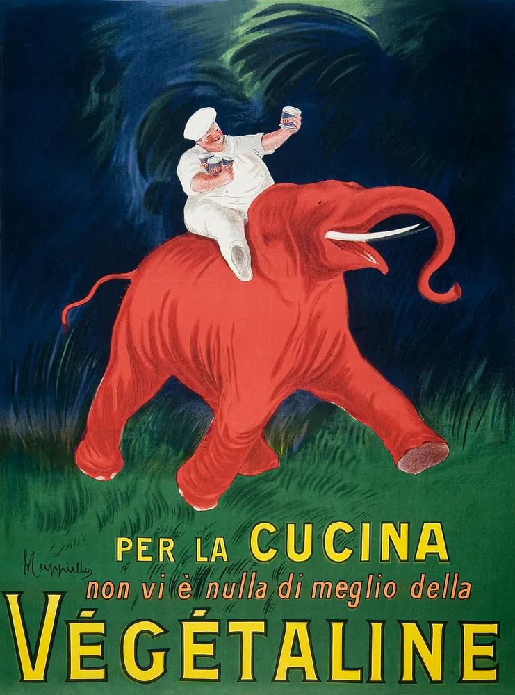 Vegetaline (1910) print high resolution. poster detail