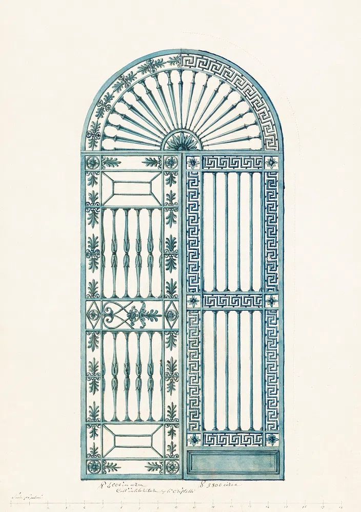 Alternative Designs Metal Gate (1820). poster detail