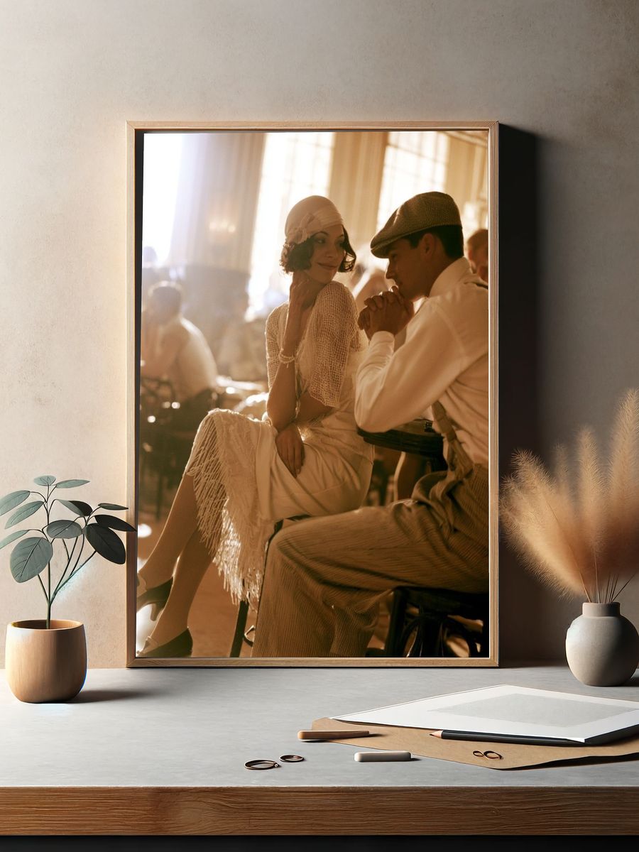 Vintage Dance Hall Romance Poster. — room view 2