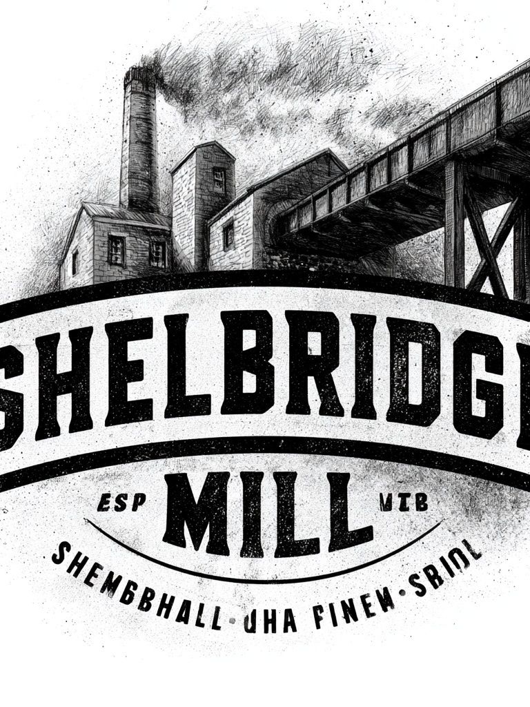 Shelbridge Mill Vintage Poster. poster — vintage art