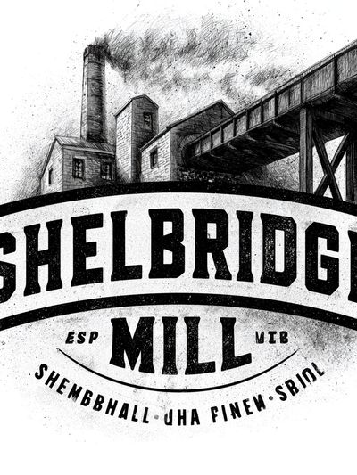 Shelbridge Mill Vintage Poster. poster