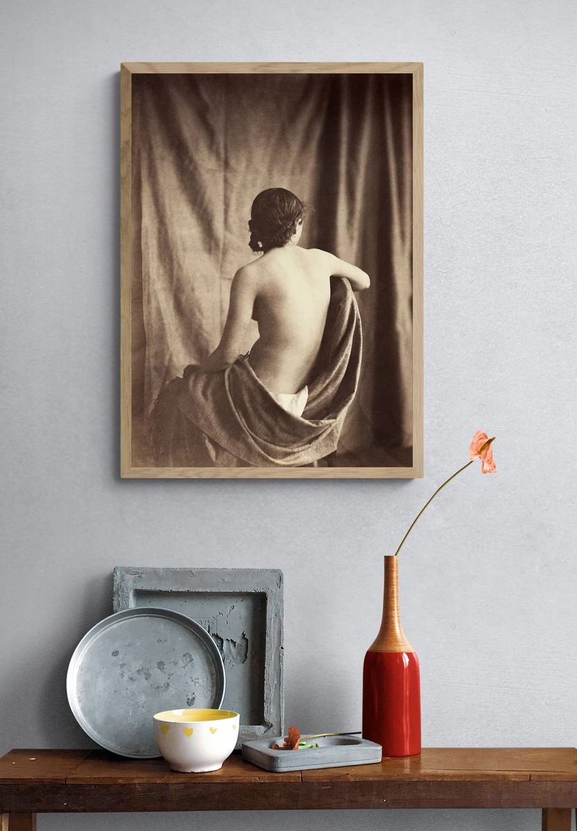 Female nude photography, Draped Model. — room view 3