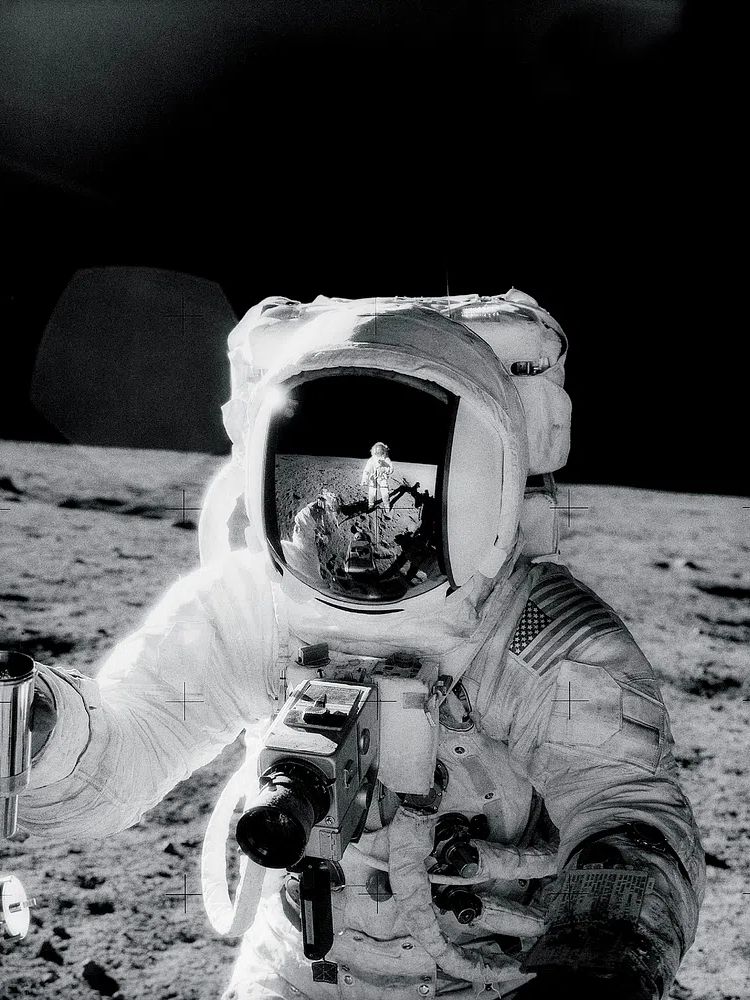 Astronaut Alan Bean holds Special. poster detail