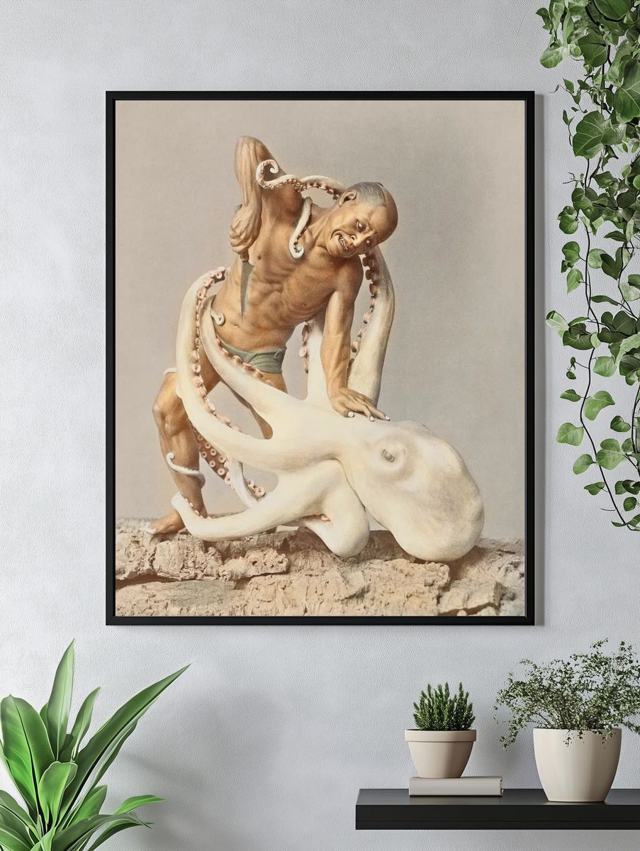 Wood Carving, hand–colored albumen silver. — room view 4