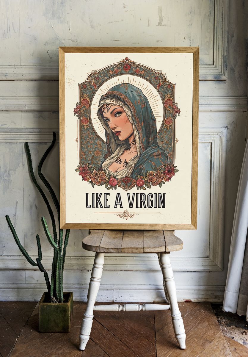 Like a Virgin — Vintage Print. — room view 1